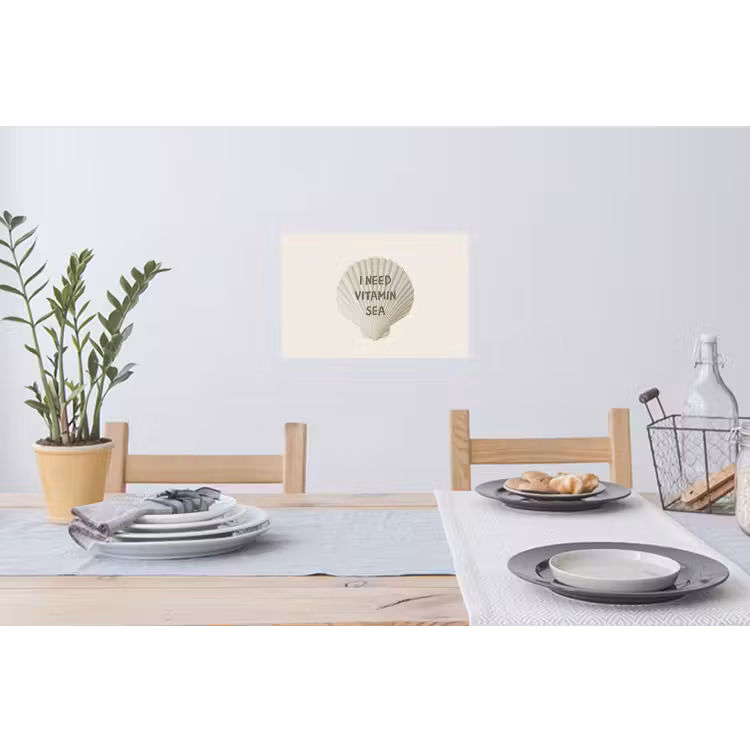 Muursticker - Schelp - Quote - Groen — 3