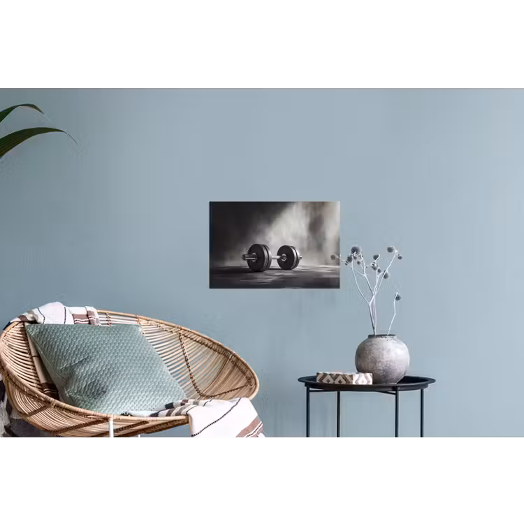 Muursticker - Halter - Gewichten - Zwart — 4