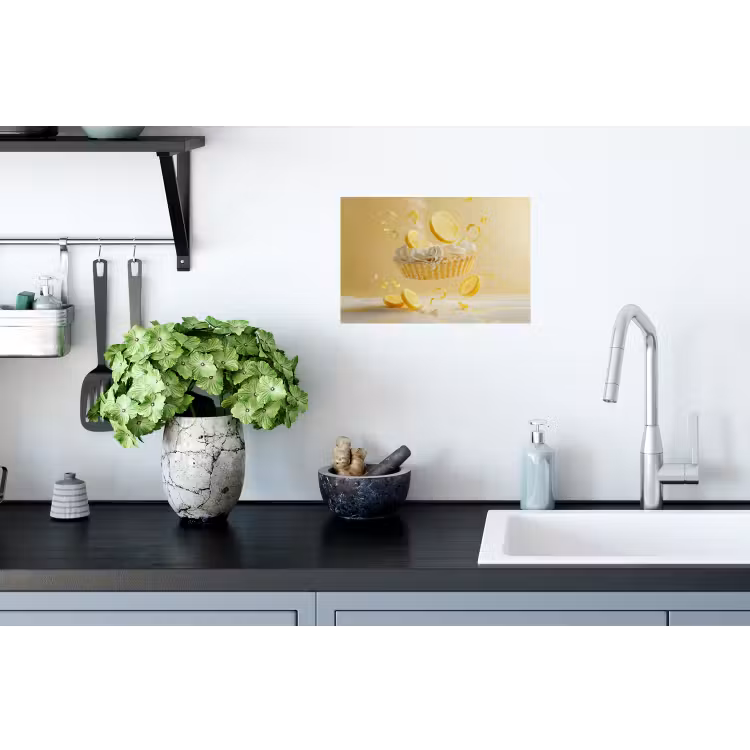 Muursticker - Citroen - Taart - Eten - Geel — 2