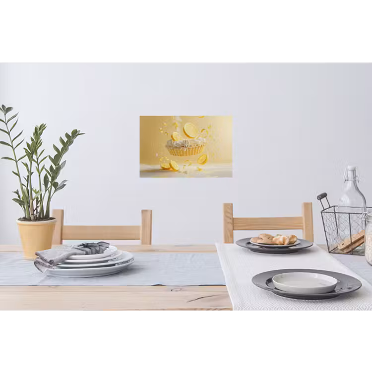 Muursticker - Citroen - Taart - Eten - Geel — 3