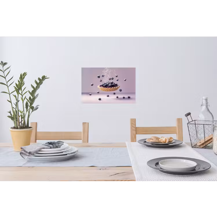 Muursticker - Eten - Taart - Bessen - Blauw — 3