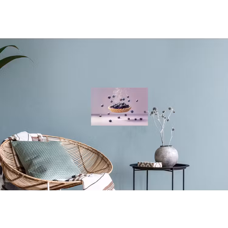 Muursticker - Eten - Taart - Bessen - Blauw — 4
