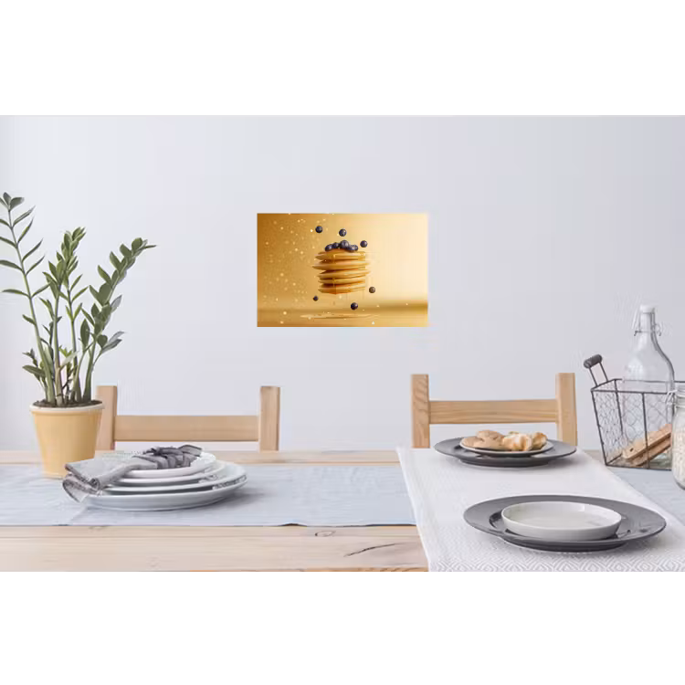 Muursticker - Pannenkoeken - Eten - Honing - Geel — 3