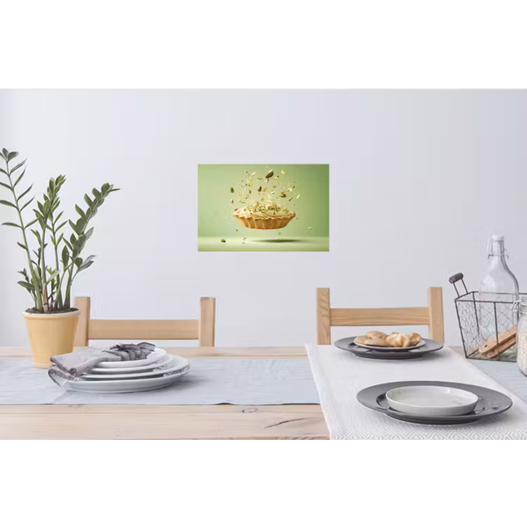 Muursticker - Pistache - Taart - Noten - Eten — 3