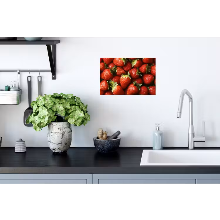 Muursticker - Aardbei - Fruit - Rood — 2