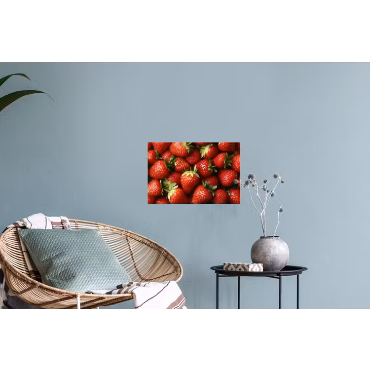 Muursticker - Aardbei - Fruit - Rood — 4