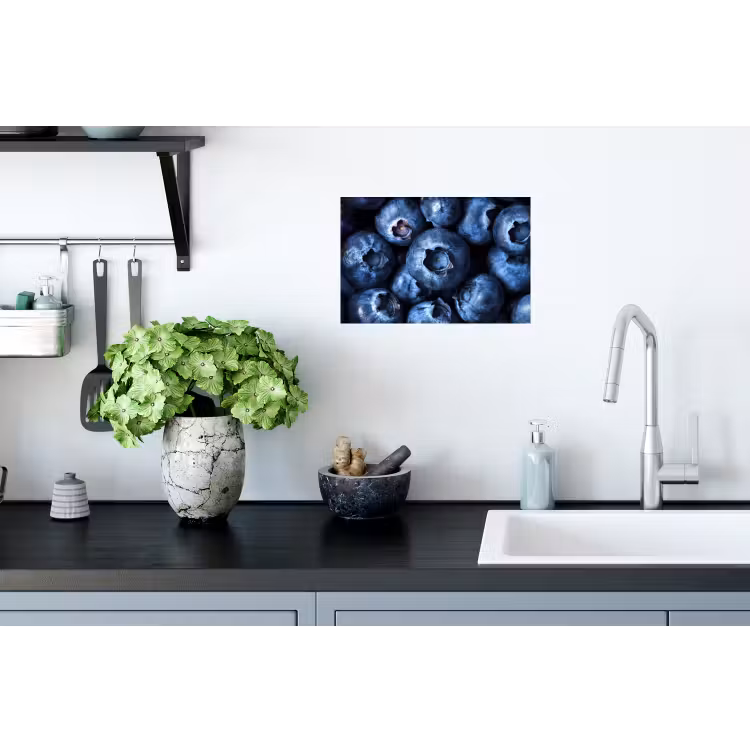 Muursticker - Bessen - Blauw - Fruit — 2
