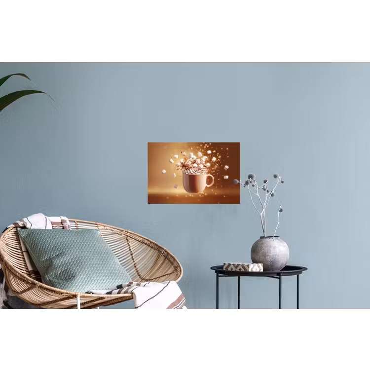 Muursticker - Chocomelk - Drinken - Warm - Bruin — 4