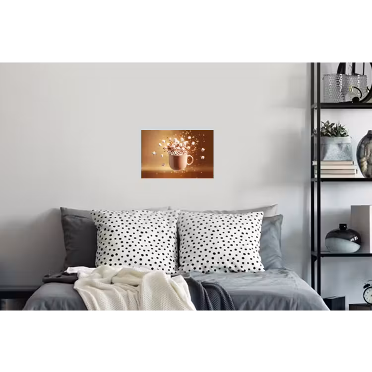 Muursticker - Chocomelk - Drinken - Warm - Bruin — 5
