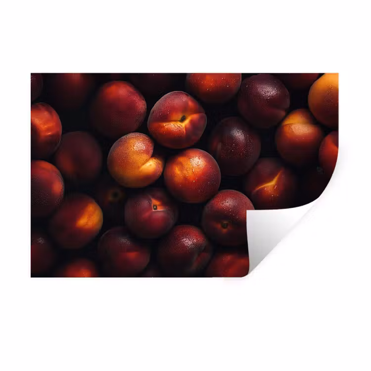 Muursticker - Fruit - Close up - Nectarines — 1