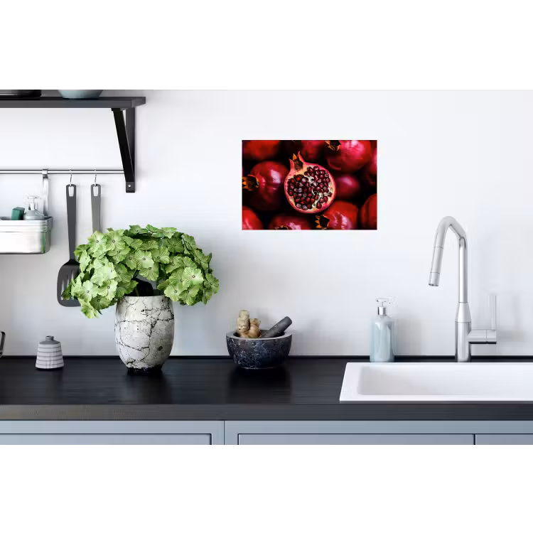 Muursticker - Granaatappel - Rood - Fruit — 2
