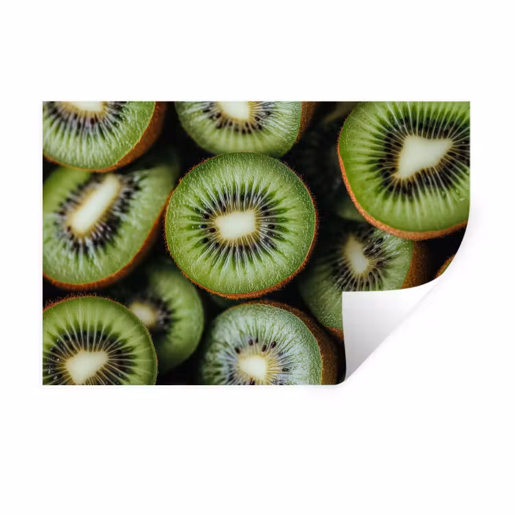 Muursticker - Kiwi - Fruit - Groen — 1