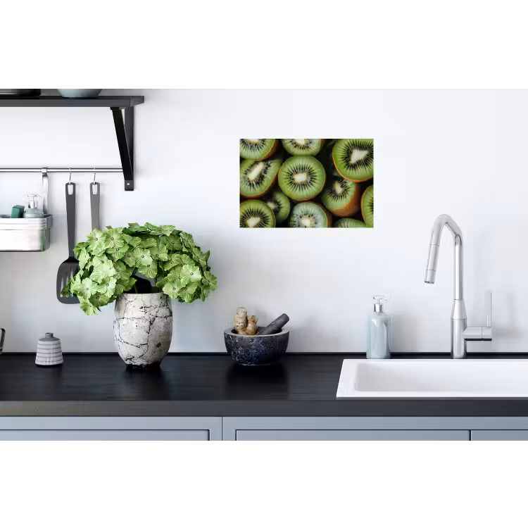 Muursticker - Kiwi - Fruit - Groen — 2