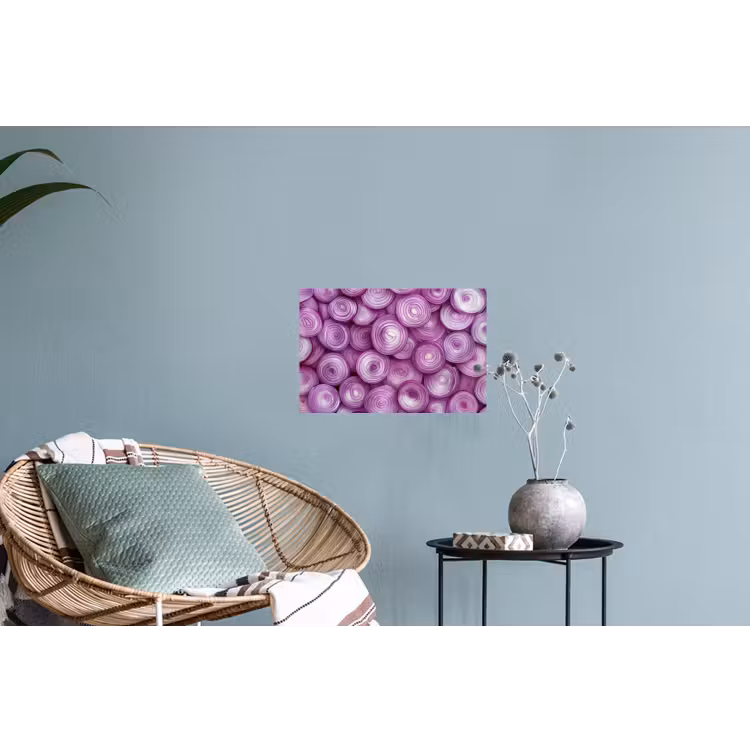 Muursticker - Paars - Uien - Close up — 4