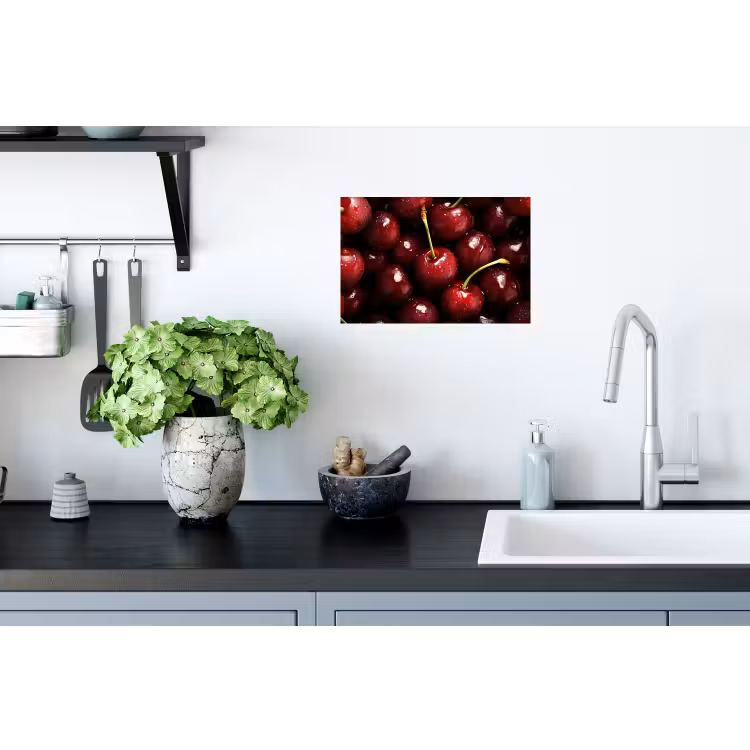Muursticker - Rood - Fruit - Kersen — 2