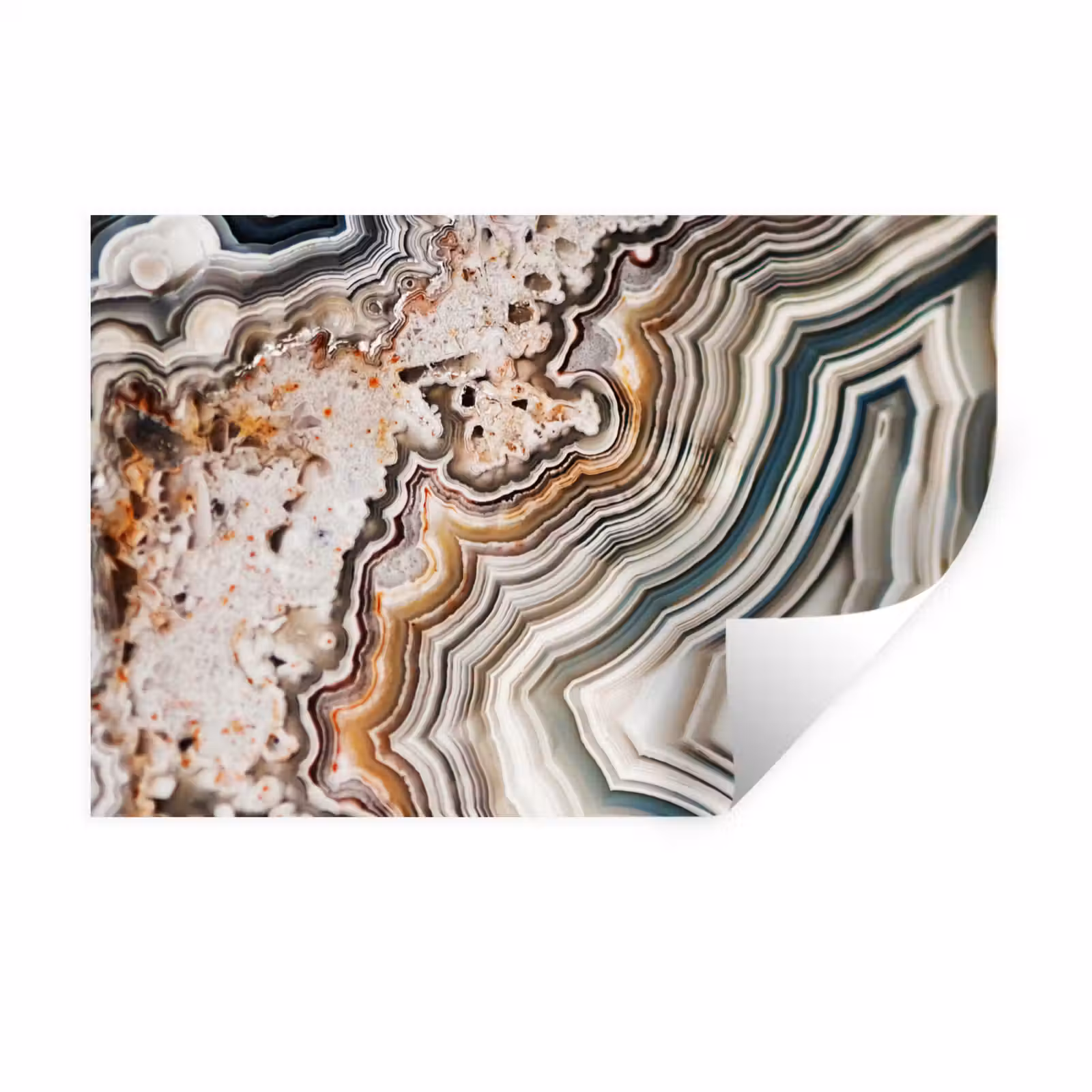 Muursticker - Edelsteen - Marmer - Natuur - Abstract — 1