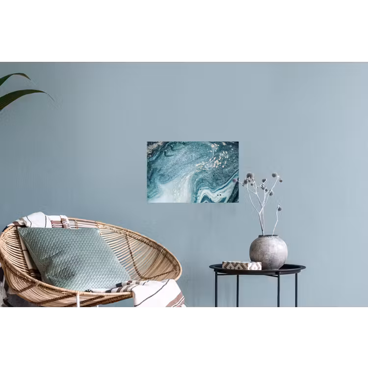Muursticker - Edelstenen - Blauw - Natuur - Marmer - Abstract — 4