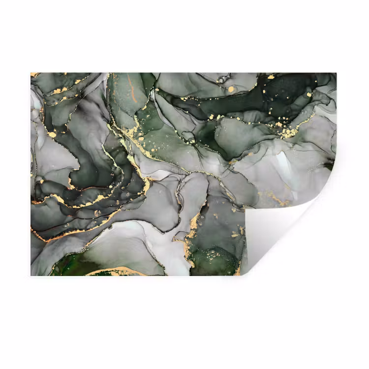 Muursticker - Luxe - Marmer - Groen — 1