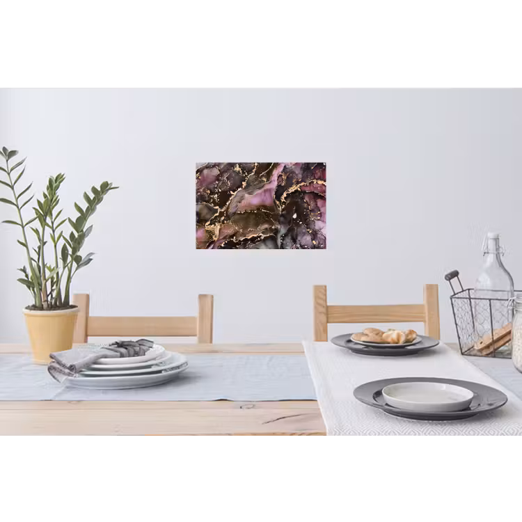 Muursticker - Marmer - Gold - Steen - Abstract — 3