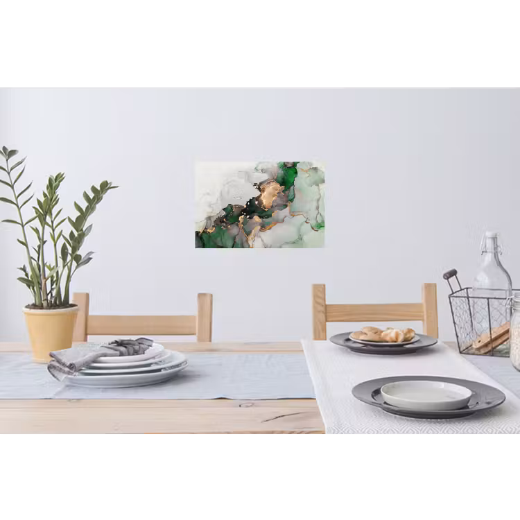 Muursticker - Marmer - Goud - Groen - Luxe — 3