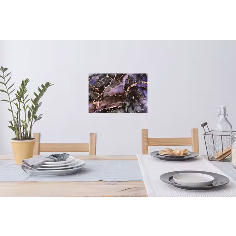 Muursticker - Marmer - Goud - Roze — 3