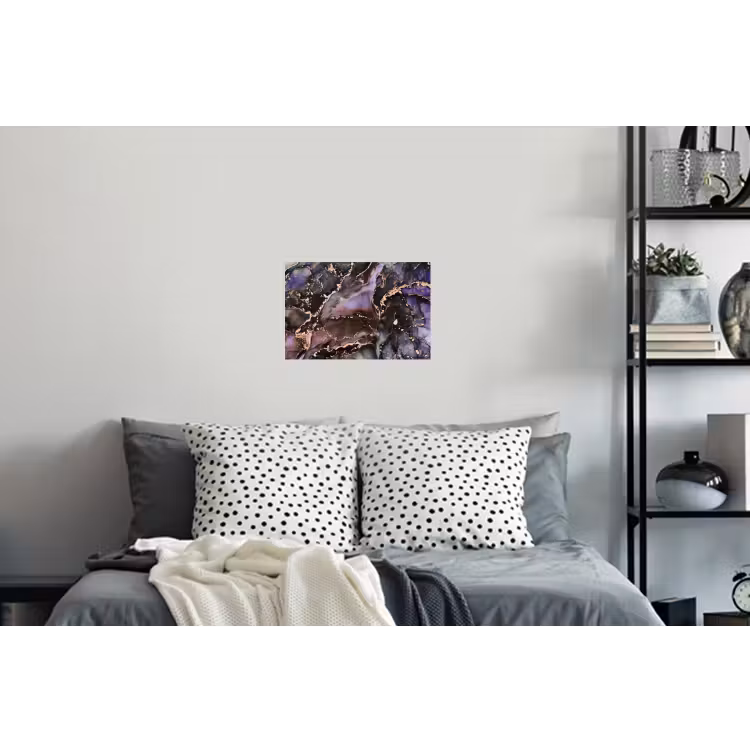 Muursticker - Marmer - Goud - Roze — 5