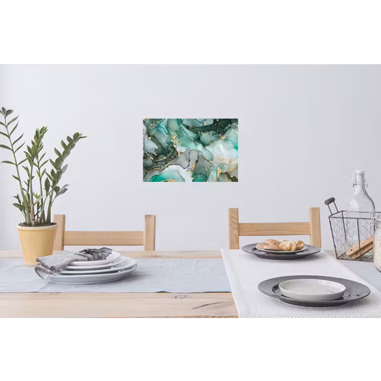Muursticker - Goud - Marmer - Groen - Luxe - Marmerlook - Grijs — 3