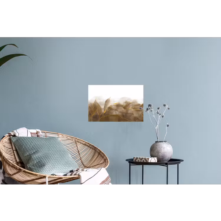 Muursticker - Marmer - Goud - Bruin - Textuur - Marmerlook — 4