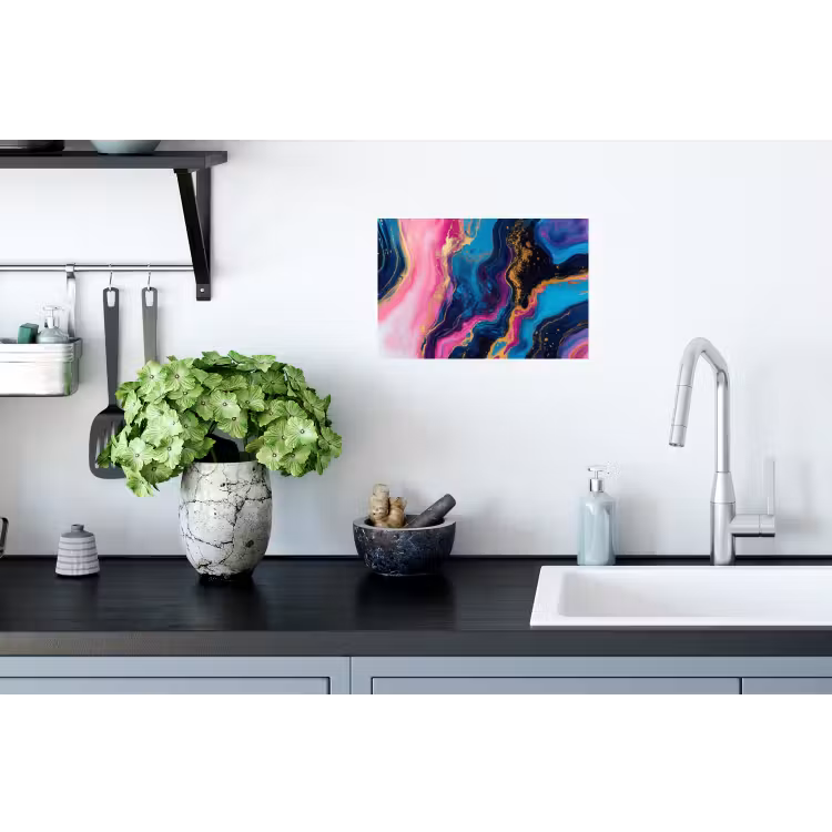 Muursticker - Marmer - Modern - Goud — 2