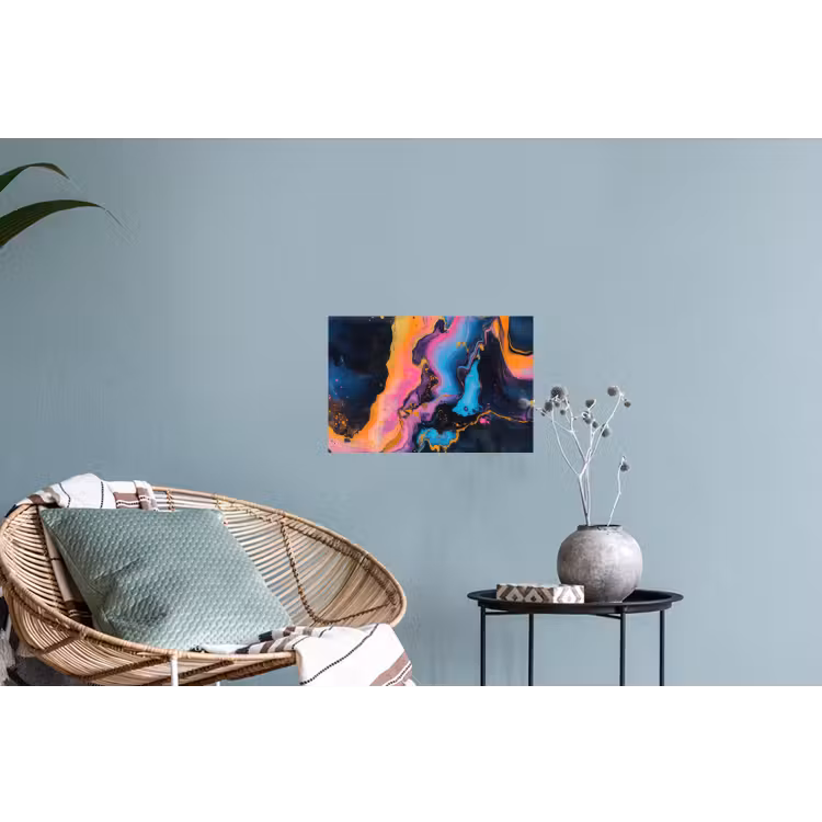 Muursticker - Modern - Marmer - Oranje — 4
