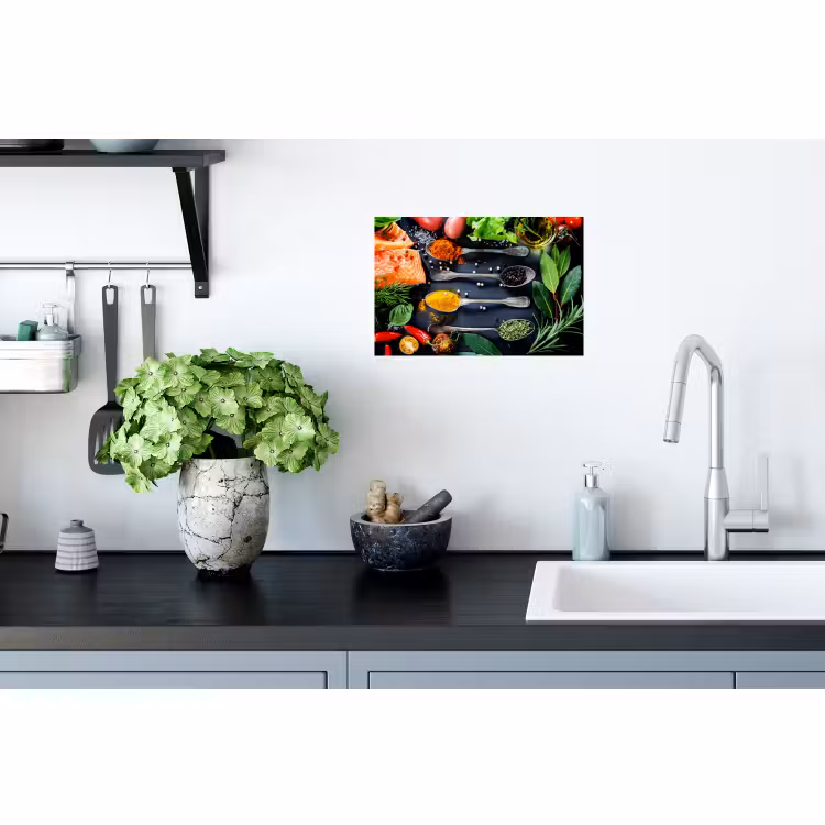 Muursticker - Kruiden - Lepels - Keuken - Specerijen — 2