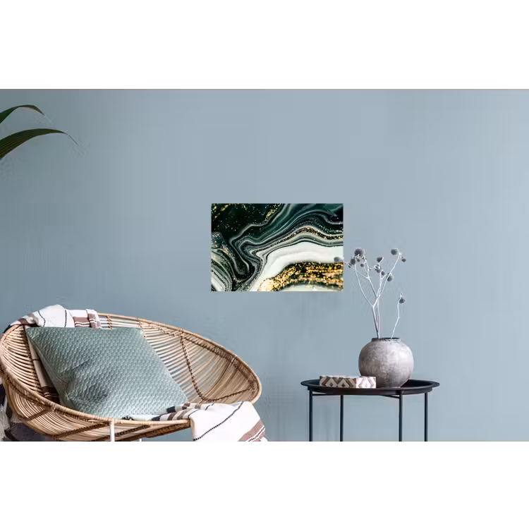 Muursticker - Marmerlook - Goud - Groen - Glitter - Design - Marmer — 4