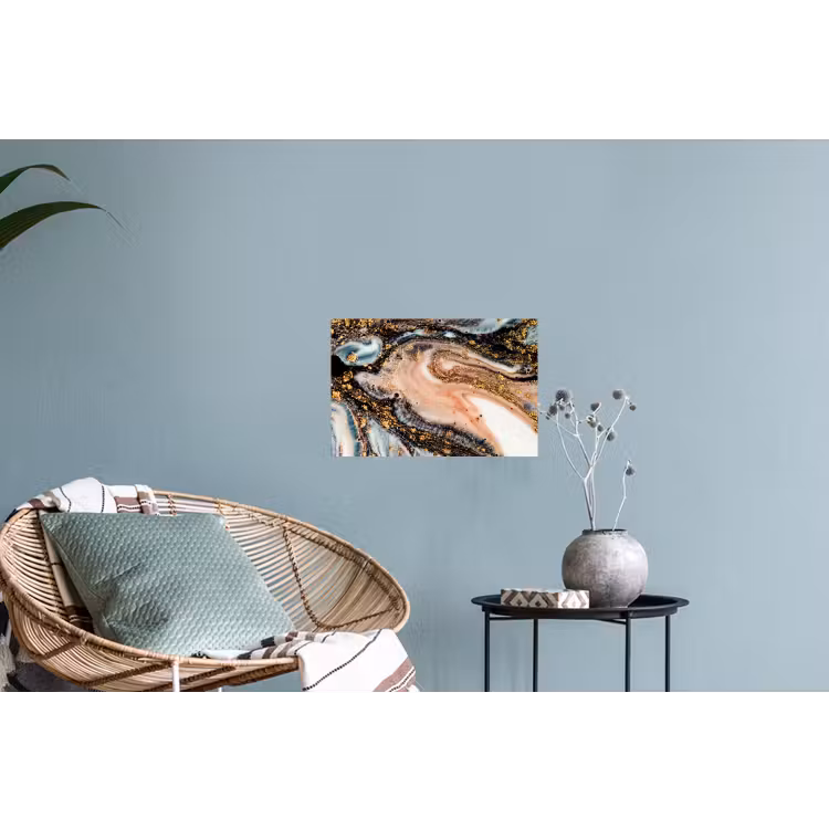 Muursticker - Marmerlook - Goud - Zwart - Glitter - Chic — 4