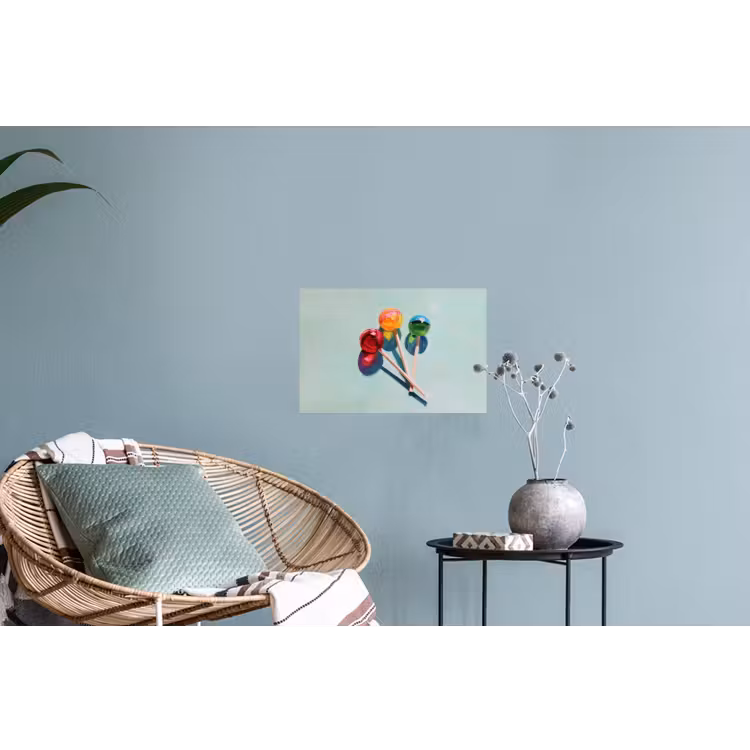 Muursticker - Lollys - Schaduw - Drie - Blauw — 4