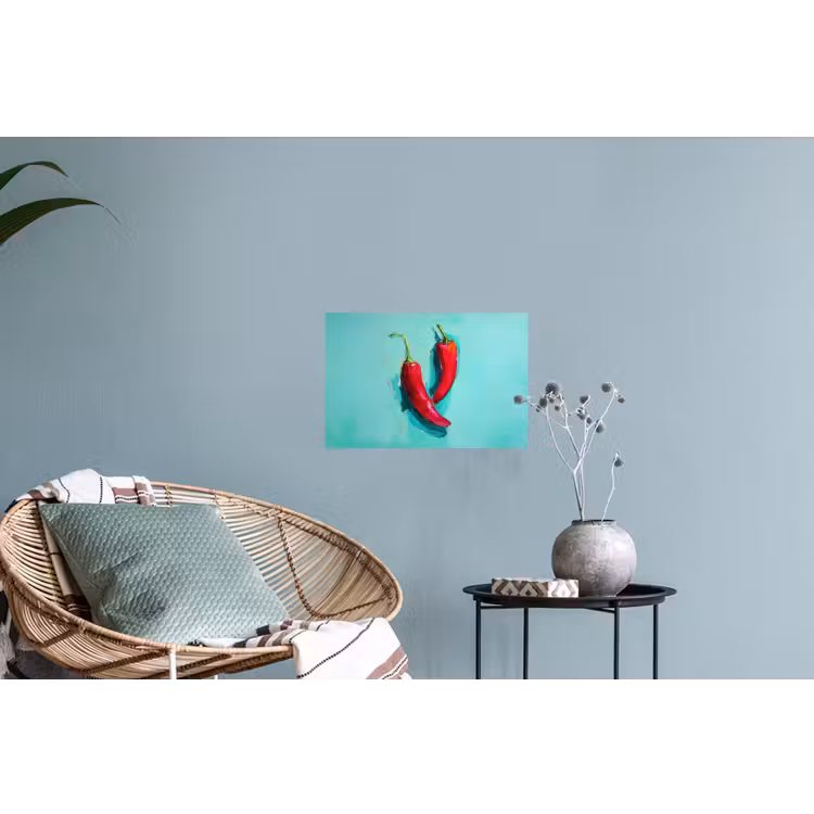 Muursticker - Chilipepers - Geverfd - Rood — 4