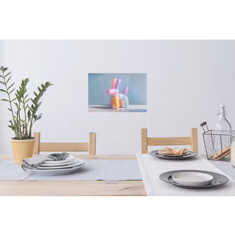 Muursticker - Dier - Ballon - Pasteltinten - Glanzend — 3
