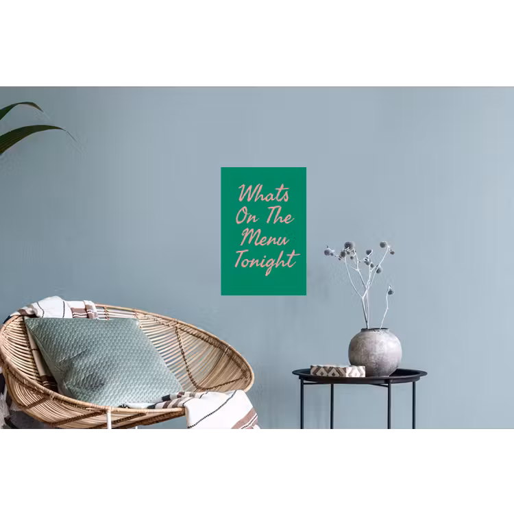 Muursticker - Menu - Quote - Roze — 4