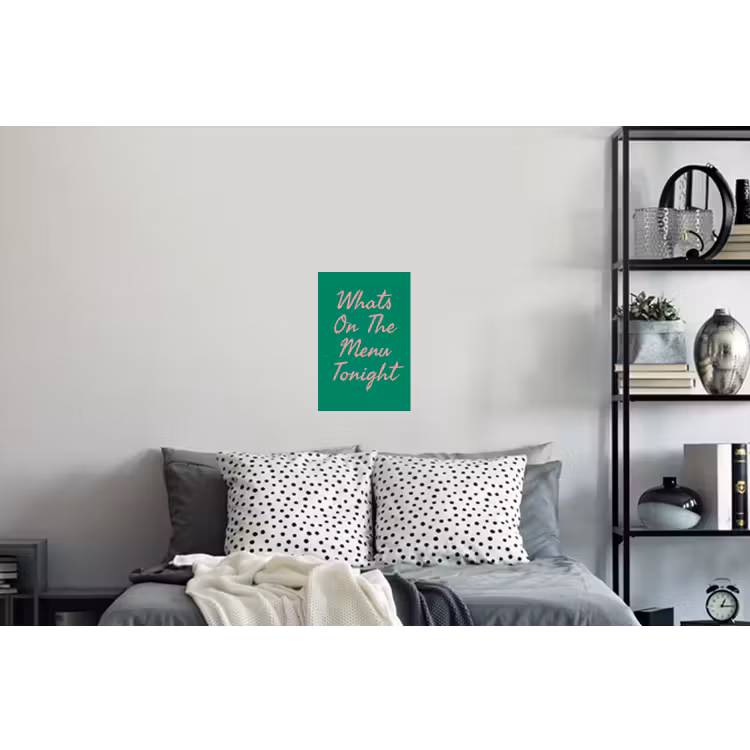 Muursticker - Menu - Quote - Roze — 5