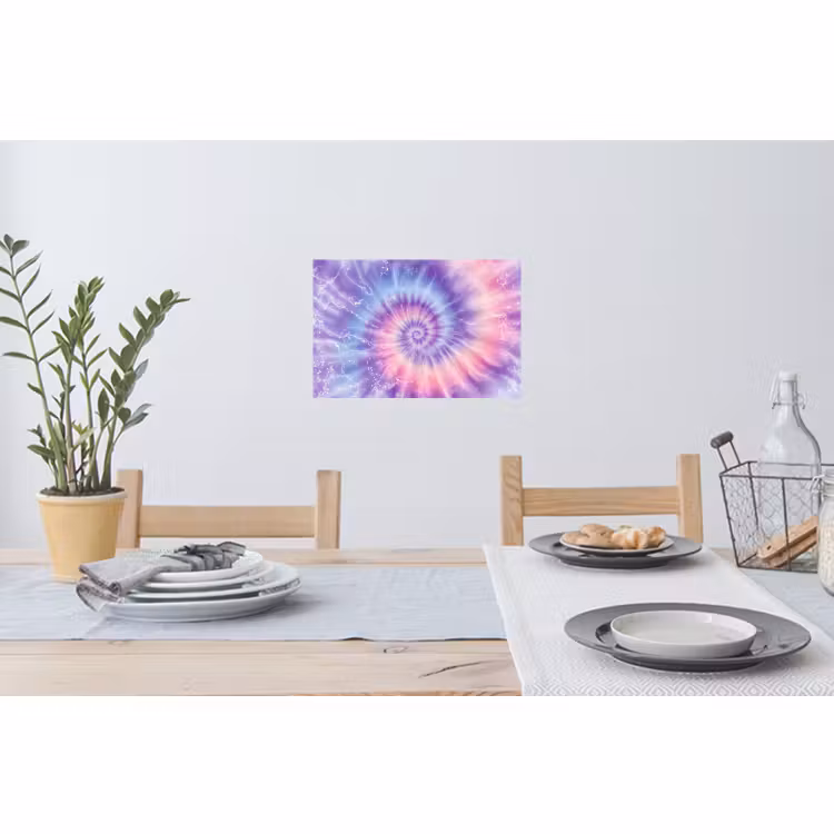 Muursticker - Pasteltinten - Paars - Spiraal - Marmer — 3