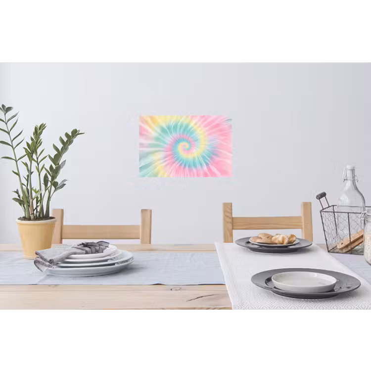 Muursticker - Pasteltinten - Tie dye - Roze — 3