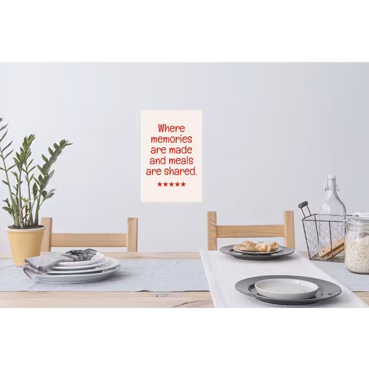 Muursticker - Quote - Sterren - Rood - Memories — 3