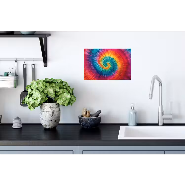 Muursticker - Regenboogkleuren - Tie dye - — 2