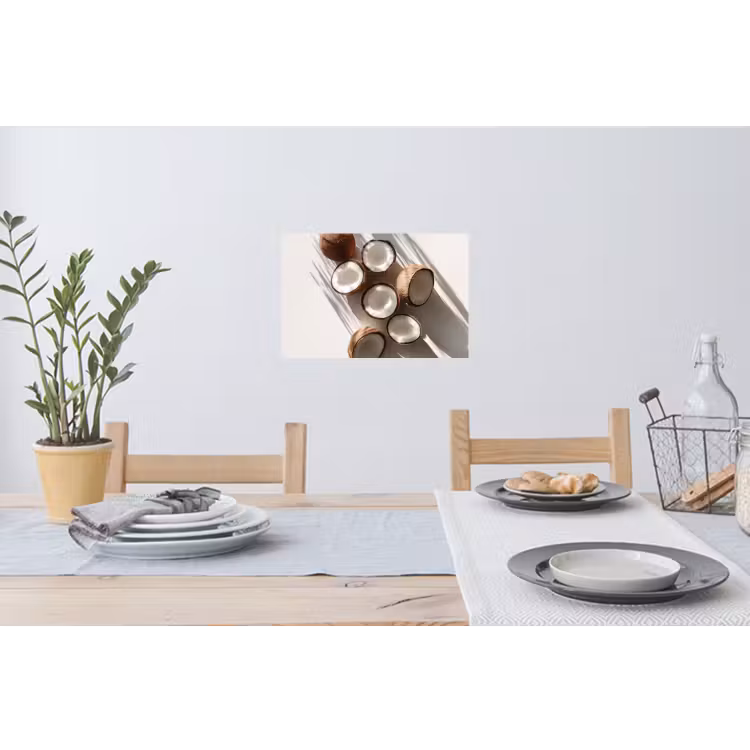 Muursticker - Kokosnoten - Bruin - Shaduw — 3