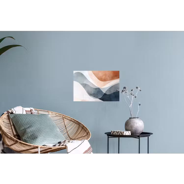 Muursticker - Abstract - Golven - Blauw — 4