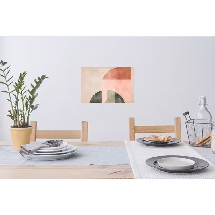 Muursticker - Cirkel - Abstract - Roze — 3