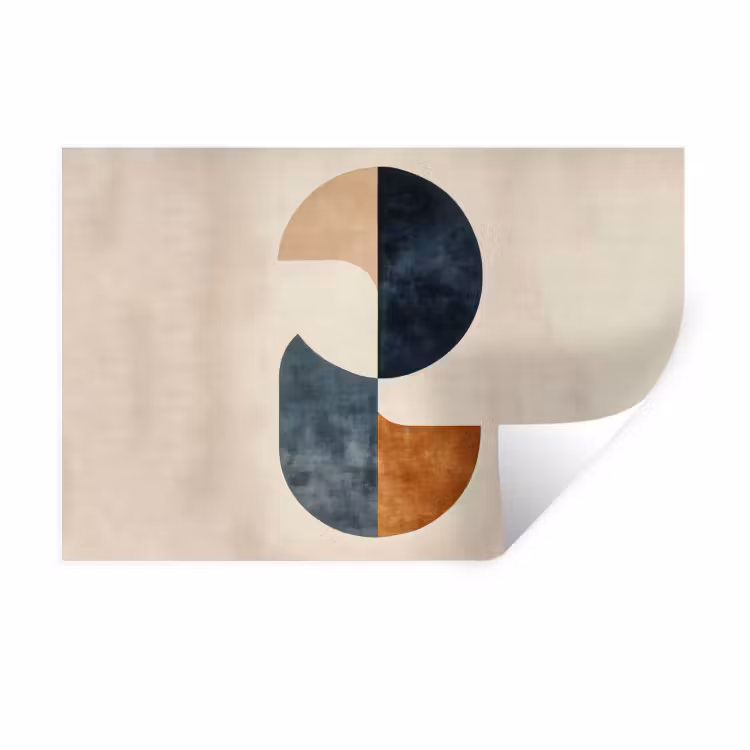 Muursticker - Cirkels - Abstract - Kleurrijk — 1