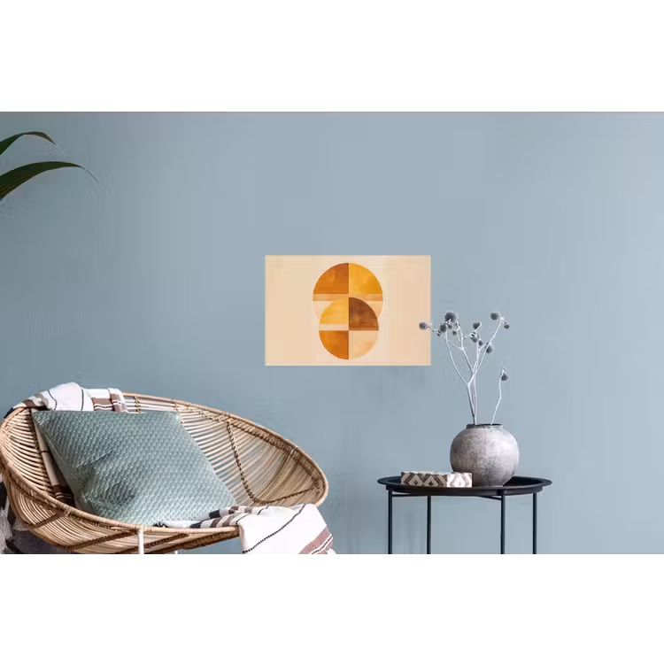 Muursticker - Cirkels - Geel - Minimalistisch — 4