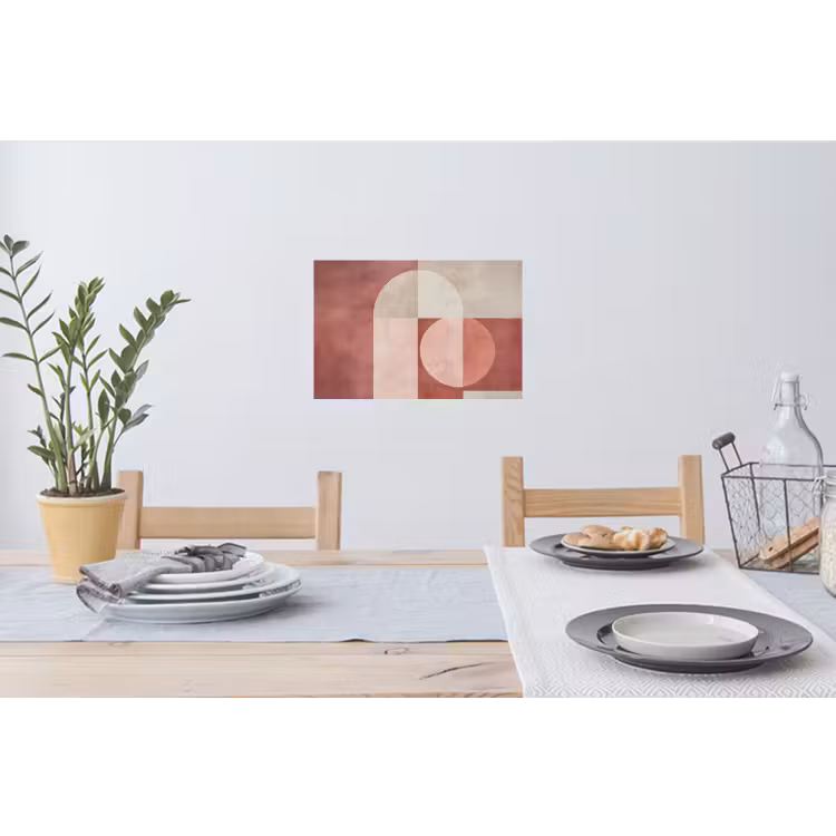 Muursticker - Figuren - Abstract - Roze — 3