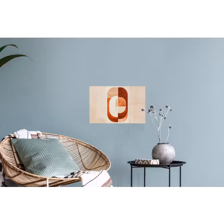 Muursticker - Illustratie - Abstract - Vormen - Rood — 4