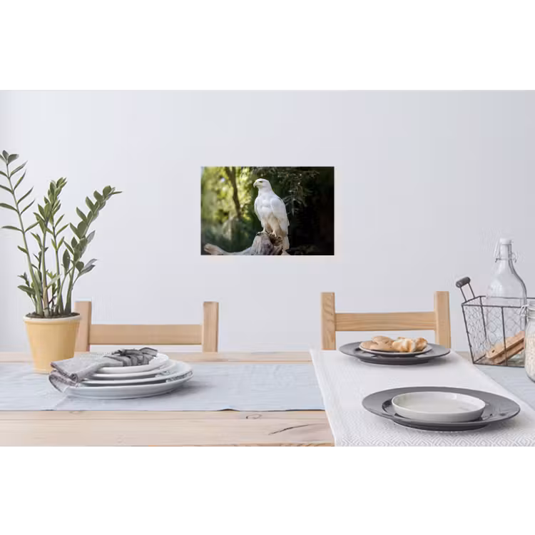 Muursticker - Arend - Hout - Wit - Planten — 3